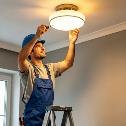 Ceiling Light Repair Visit